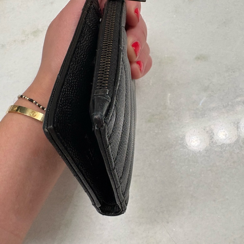Saint Laurent Cassandre quilted textured-leather wallet - Picture 8 of 15